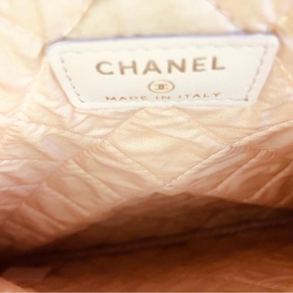 Chanel ✨ Raffia Deauville O Case Clutch Pouch Interlocking CC Box COA Authentic - Picture 7 of 11